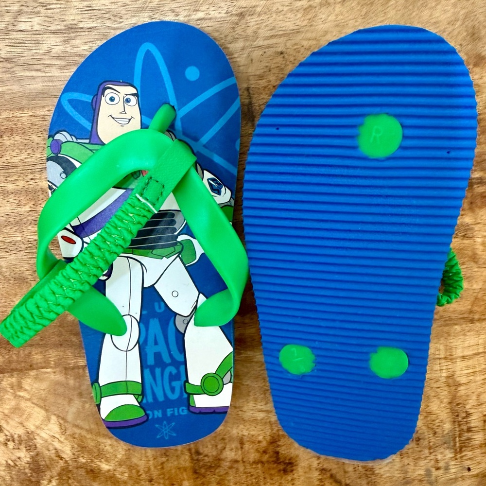 Buzz Lightyear Kids Sandals - Blue and Green